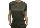 Женская футболка тактическая военная олива XS - изображение 3