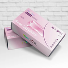 Рукавички MediOk нітрилові без тальку Rose Sapphire рожеві M 100 шт (0306887) - зображення 3