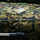 Универсальная сумка баул военная, армейский баул камуфляж Оксфорд 120 л тактический баул-рюкзак - изображение 10