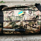Універсальна сумка баул військова, армійський баул мультикам Оксфорд 100 л тактичний баул-рюкзак - зображення 8