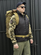 Універсальна сумка баул військова, армійський баул койот 65л тактичний баул-рюкзак - зображення 3