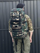 Универсальная военная сумка, армейская сумка вместительная 70л тактический рюкзак Камуфляж - изображение 3