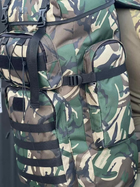 Універсальна військова сумка, армійська сумка містка 70л тактичний рюкзак Камуфляж - зображення 6