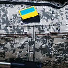 Универсальная сумка баул военная, армейский баул пиксель Оксфорд 100 л тактический баул-рюкзак - изображение 10