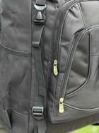 Універсальна військова сумка, армійська сумка містка 55л тактичний туристичний рюкзак Чорний - зображення 4