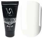 Акриловый гель для наращивания Valeri Acryl Gel №01 White 15 мл