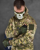 Тактический военный костюм Caper ( Куртка + Штаны ), Камуфляж: Мультикам, Размер: XXL - изображение 6