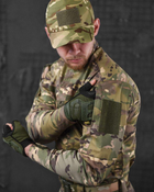 Тактический военный полевой костюм Defender ( Китель + Футболка + Штаны ), Камуфляж: Мультикам, Размер: S - изображение 5