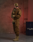 Тактический военный полевой костюм Varan ( Китель + Штаны ), Камуфляж: Койот, Размер: XXL - изображение 3