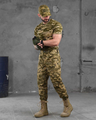 Тактический военный полевой костюм Combat ( Футболка + Штаны ), Камуфляж: Пиксель ВСУ, Размер: XXL - изображение 3