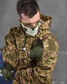 Тактический военный полевой костюм горка Ahiles ( Китель + Штаны ), Камуфляж: Пиксель, Размер: XL - изображение 7