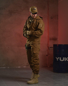 Тактический военный полевой костюм Varan ( Китель + Штаны ), Камуфляж: Койот, Размер: XL - изображение 3