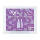 Верхние формы для наращивания ногтей DNKa Professional Top Nail Forms балерина с разметкой прозрачные 120 шт