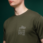 Футболка Basic Military T-Shirt. HMMWV. Cotton, олива. Розмір S - зображення 3