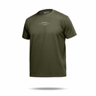 Футболка Basic Military T-Shirt з авторським принтом NAME. Олива. Розмір XL