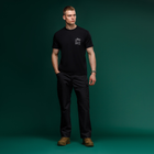 Футболка Basic Military T-Shirt. HMMWV. Cotton, чёрный. Размер L - изображение 5