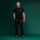 Футболка Basic Military T-Shirt. HMMWV. Cotton, чёрный. Размер S - изображение 5