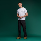 Футболка Basic Military T-Shirt. HMMWV. Cotton, білий. Розмір L - зображення 5