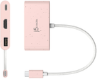 Adapter J5create JCA379ER USB-C HDMI USB Type-A Rose (JCA379ER-N) - obraz 3