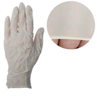 Перчатки латексные без талька Safe-Touch прозрачные размер М 100 шт (1123-C) (0104303) - изображение 1