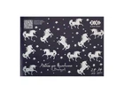 Альбом для малювання ZiBi 24арк. STAR UNICORNS, А4, 120г/м2 на скобі, синій, KIDS Line