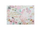 Альбом для малювання ZiBi 12арк. UNICORNS, А4, 120г/м2 на скобі, бірюзовий, KIDS Line