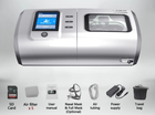 BIPAP апарат VENTMED ST30 DS-8 для неінвазивної вентиляції легень та лікування апное зі зволожувачем - зображення 8