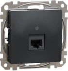 Розетка комп'ютерна Schneider Electric Sedna Design внутрішня RJ45 кат. 5е UTP Чорна (SDD114451)