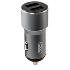 Автомобільний Зарядний пристрій XO-CC30 Dual USB Колір Сірий