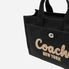 Torba shopper damska materiałowa Coach coachcp158-lhblk Czarna (196395138913) - obraz 3