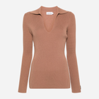 Пуловер жіночий Calvin Klein ckk20k206384pen S Бежевий (8720108929691) - зображення 3