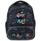 Рюкзак GoPack каркасный Ready2Play GO24-597M-6 38x28x15 чёрный