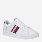 Tenisówki męskie skórzane do kostki Tommy Hilfiger thifm0fm04895ybs 44 Białe (8720646018635) - obraz 3