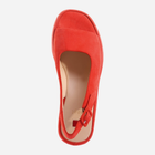 Sandały damskie na koturnie skórzane Hogl hog7102512-4400 37.5 Czerwone (9010849079717) - obraz 4