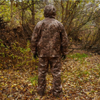 Тактический водозащитный дождевик костюм комплект куртка и брюки с чехлом размер S пиксель - изображение 3