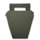 Универсальная сумка-защита паха (напашник-фартук) с баллистическим пакетом 1 класс защиты Militex cordura Хаки - изображение 4