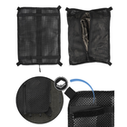 Подсумок универсальный сетчастый Sturm Mil-Tec® Mesh Bag with Velcro M Black (16003702-M) - изображение 2