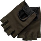 Rękawiczki do fitnessa Gorilla Sports S Khaki (4260438740213) - obraz 2