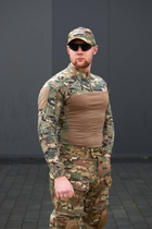 Тактическая боевая потоотводная рубашка Tactical Series Multicam мультикам S - изображение 2