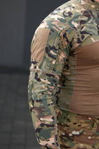 Тактическая боевая потоотводная рубашка Tactical Series Multicam мультикам L - изображение 5