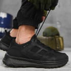 Тактичні кросівки літні Extreme Police ВТ1008 чорні шкіряні сітка прошиті 43 - зображення 4