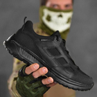 Тактические кроссовки летние Extreme Police ВТ1008 черные кожаные сетка прошитые 42 - изображение 8
