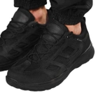 Тактичні кросівки літні Extreme Police ВТ1008 чорні шкіряні сітка прошиті 45 - зображення 1