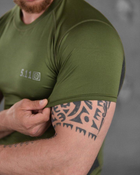 Компресійна чоловіча футболка 5.11 Tactical L оліва (87433) - зображення 4