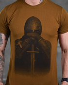 Армійська бавовняна футболка Лицар L койот (87550) - зображення 3
