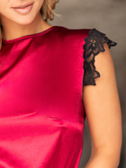 Піжама (футболка + шорти) жіноча великих розмірів Kalimo Phai XL Бордова (5902429218385) - зображення 2