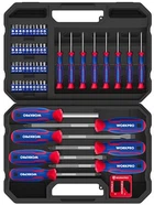 Набір викруток і біт Workpro PRO 56 предметів у кейсі (WP200518)