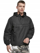 Куртка летняя Brandit Summer Windbreaker с ветрозащитными и водоотталкивающими свойствами ветровка анорак черный L - изображение 6