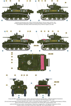Model do składania Mirage Hobby Stuart M3A3 Liberation of Paris Light Tank skala 1:72 (5901461726681) - obraz 2