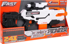 Гвинтівка Fast Pioneer з магазином та пінопластовими кулями 24 шт (5903864940701) - зображення 1